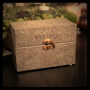 NEW Hearth & Hand Recipe Box
